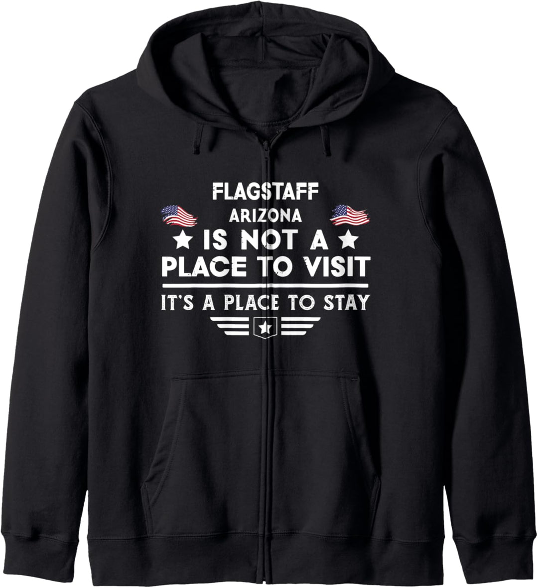 Flagstaff Arizona Ort zum Besuchen Bleiben USA City Kapuzenjacke