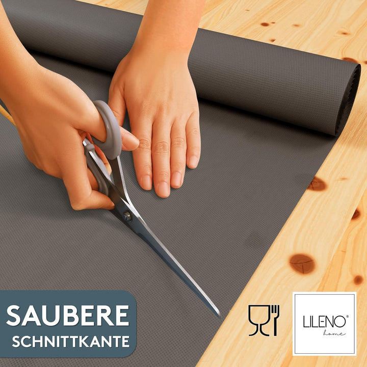 LILENO HOME Tischdeckenrolle 1,10 x 25 m - Tischdecke Taupe aus Vlies - Stoffähnlich, abwaschbare Ti