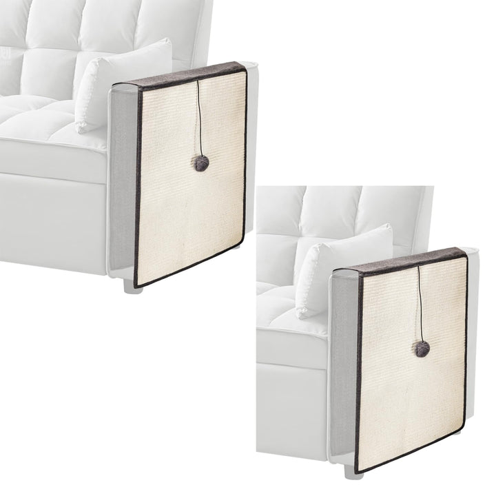 Nobleza 2* Katzen Kratzmatte Kratzschutz Sofa, Sisal Kratzteppich für Katze, Sessel Couch Katzenkrat