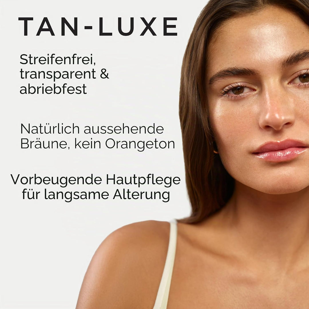Tan Luxe THE BODY Fake Tan Drops, Dark (50 ml) Add Tanning Drops to Skin Care for Custom Body Tan, C