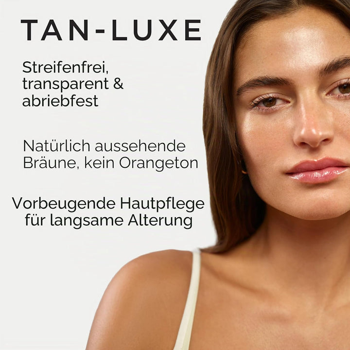 Tan Luxe THE BODY Fake Tan Drops, Dark (50 ml) Add Tanning Drops to Skin Care for Custom Body Tan, C
