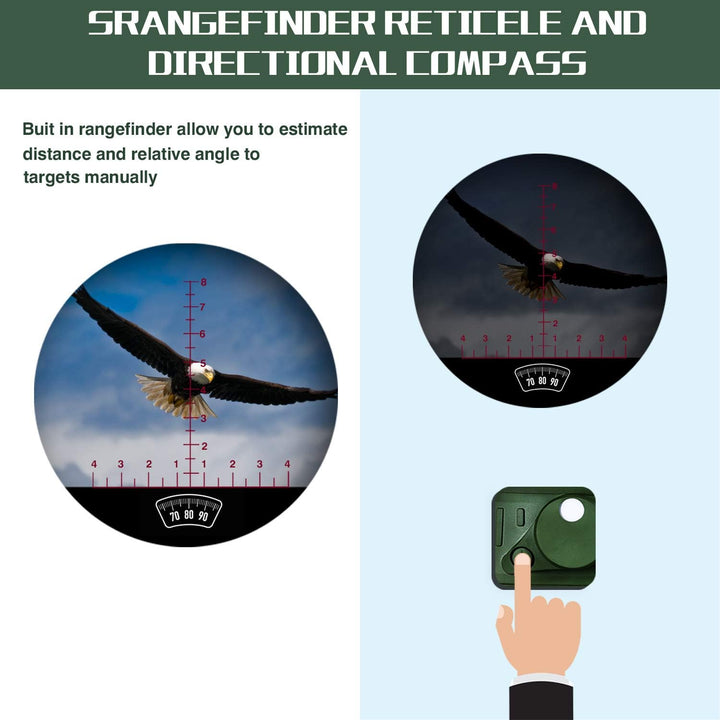 10x50 Marine Fernglas,Fernglas mit Nachtsicht Entfernungsmesser und Kompass, für Wassersport-Enthusi