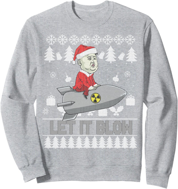 Ugly Christmas Let it blow Weihnachten xmas Weihnachtsoutfit Sweatshirt
