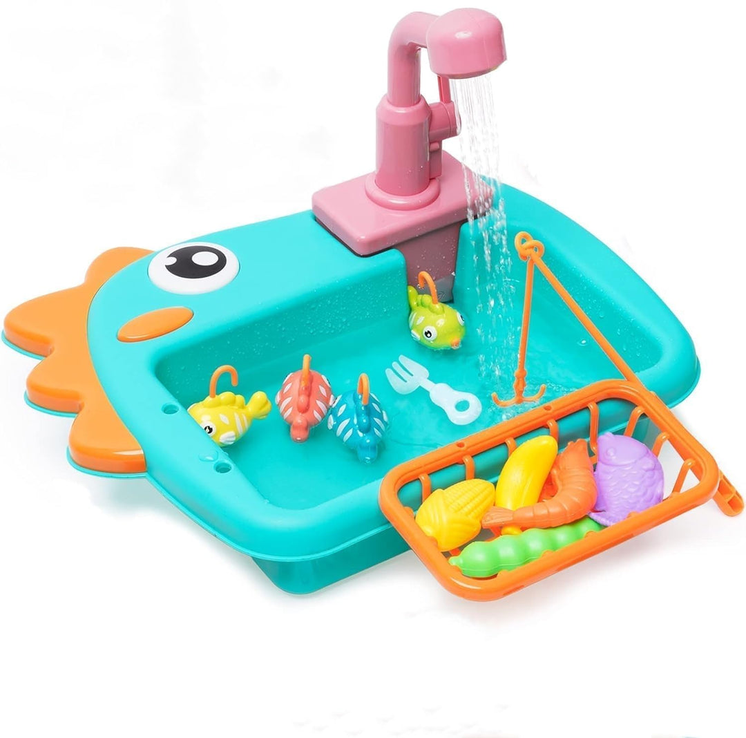 Küchenspüle Spielzeug Set, Matschküche Zubehör Outdoor, Kinderspielzeug Rollenspiel für Kinder