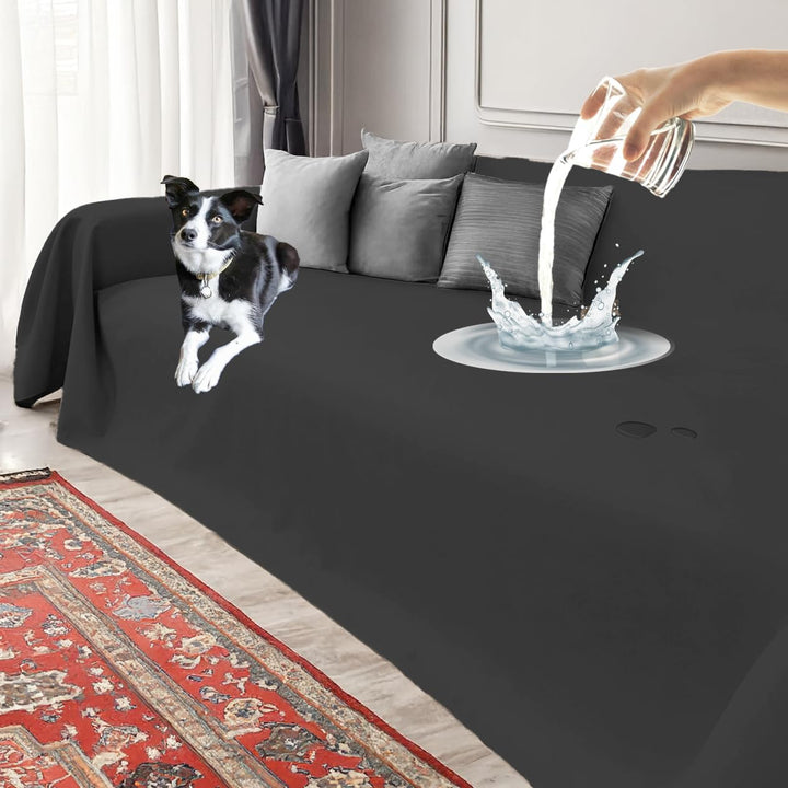 Byour3 – Sofabezug SUPER WASSERDICHT 3 2 4 Sitzer - Sofaschoner Katze Hund Kinder Haustiere - Sofasc
