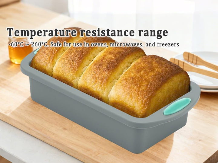 3 Stück Brotbackform Silikon, Silikon Kuchenform Geben Silikonpinsel, silikons Backform, silikonform
