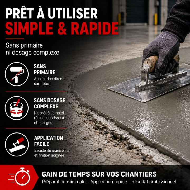 Epoxid-Reparaturmörtel für Löcher und Schlaglöcher: DURPOX - 5 kg, 5 kg
