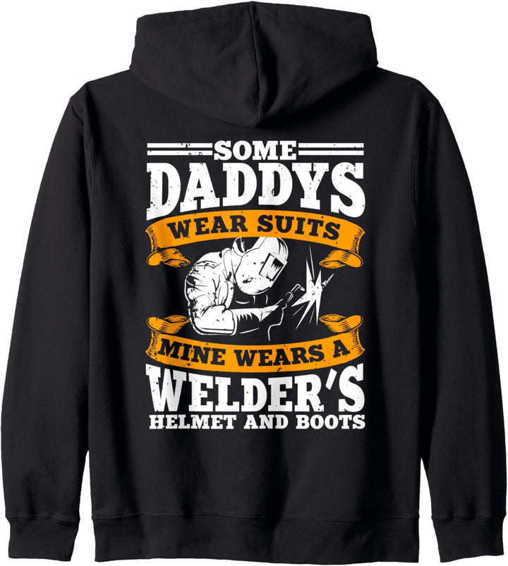 Welder Gifts Welding Design On Back Of Clothing Kapuzenjacke