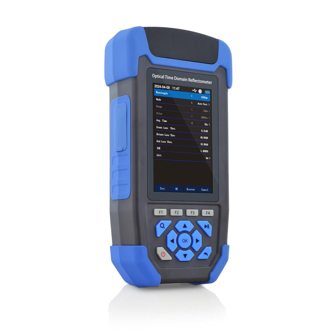 SKYSHL 1310nm/24dB+1550nm/22dB SM LWL OTDR mit OPM+OLS+VFL+Ereigniskarte+Dämpfungstest+RJ45-Test+RJ4