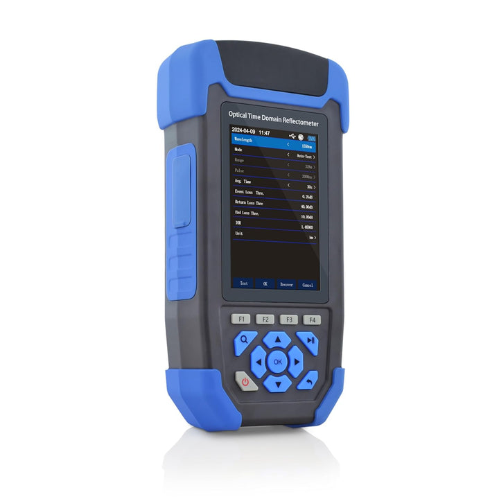 SKYSHL 1310nm/24dB+1550nm/22dB SM LWL OTDR mit OPM+OLS+VFL+Ereigniskarte+Dämpfungstest+RJ45-Test+RJ4