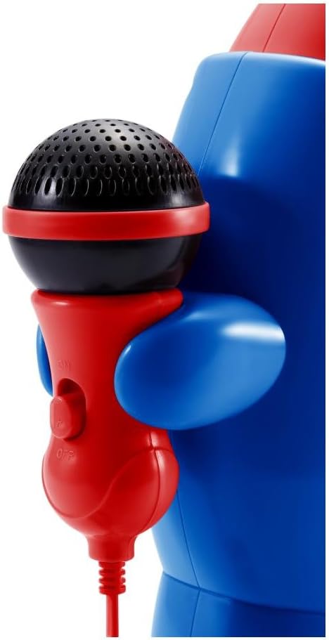 Big Ben, Portable CD Player met 2 Microphones - My Billy (Rood/Blauw)