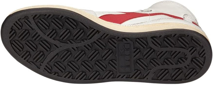 Diadora Heritage MI Basket Used Echtleder-Schuhe Coole Herren High Top Sneaker Turnschuhe Friezeitsc