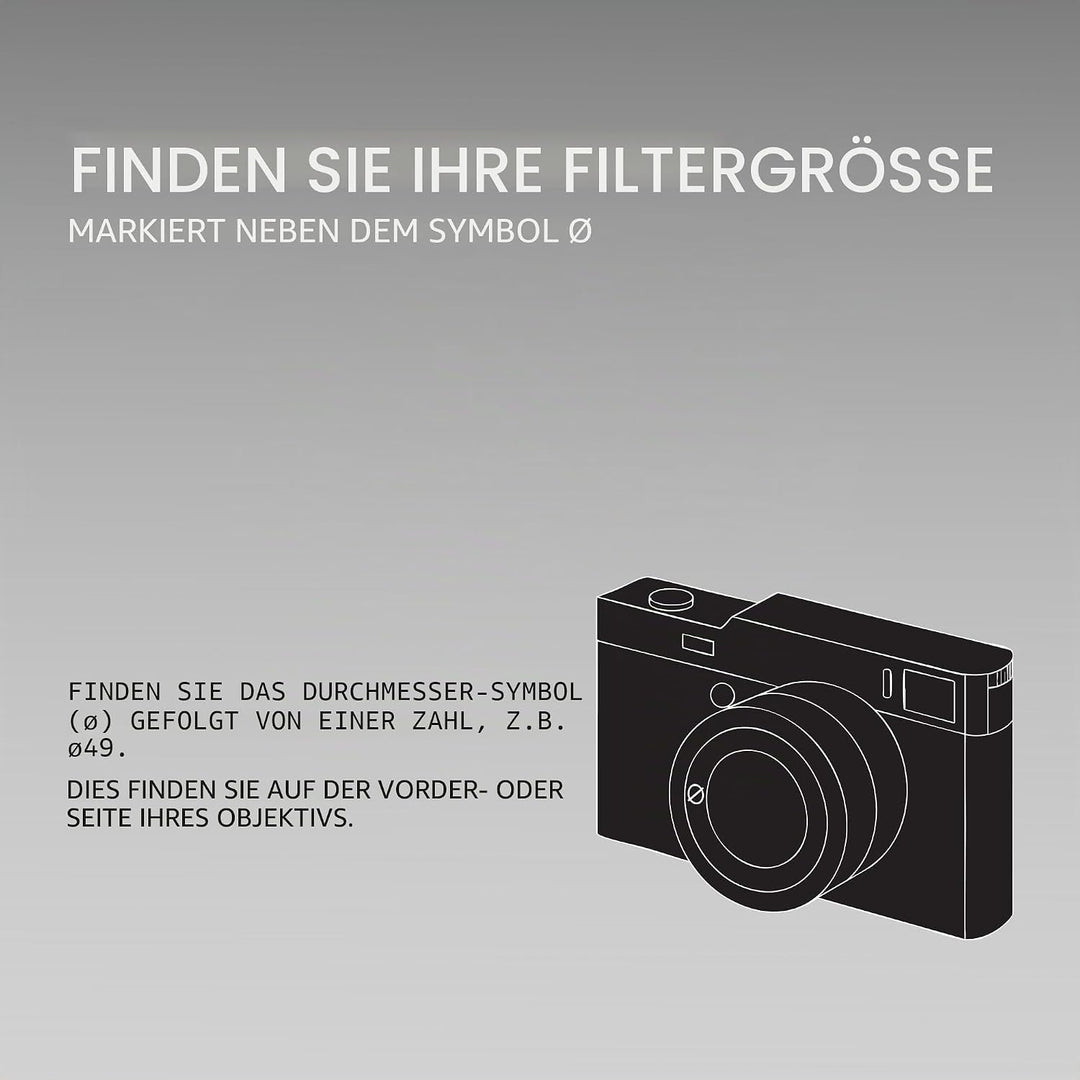 Gobe 40.5 mm Graufilter ND8 (3 Stop) ND Filter 40.5mm, 40.5mm