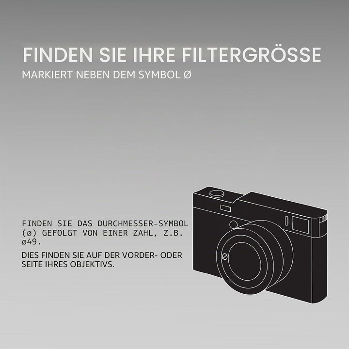 Gobe 40.5 mm Graufilter ND8 (3 Stop) ND Filter 40.5mm, 40.5mm