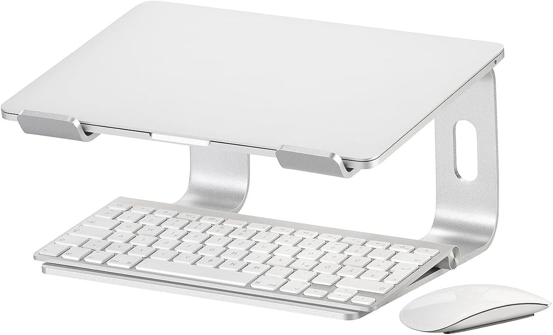 General Office Laptop Stand: Mobiler Alu-Notebook-Ständer für Geräte bis 40 cm (15,8"), Silber (Note