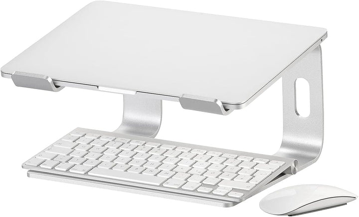 General Office Laptop Stand: Mobiler Alu-Notebook-Ständer für Geräte bis 40 cm (15,8"), Silber (Note