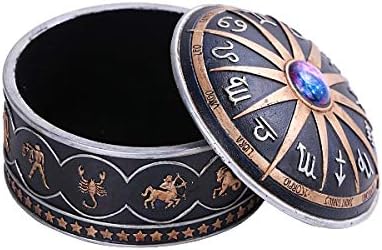 Pacific Giftware PT Zodiac Horoscope Trinket Jewelry Resin Box Tabletop Home Decor