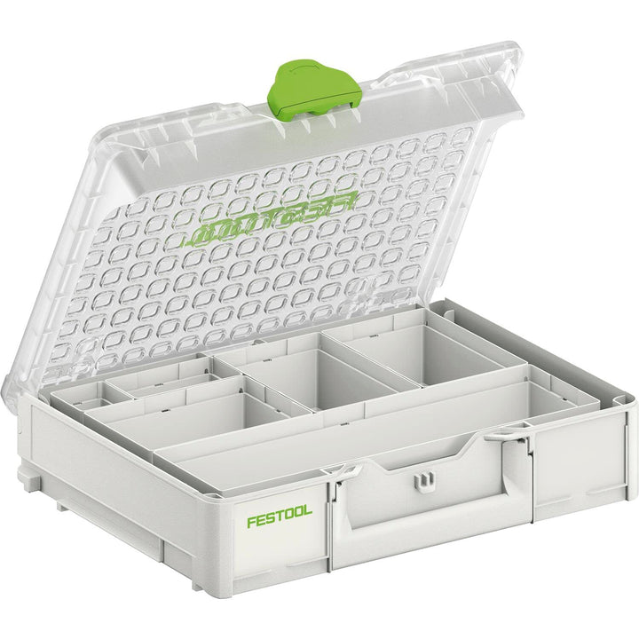 Festool Systainer³ Organizer SYS3 ORG M 89 6xESB (mit Einsatzboxen (50 x 50 x 68, 50 x 100 x 68, 100