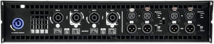 PSSO QDA-4400 4-Kanal-Endstufe | Verstärker mit Schaltnetzteil, 4 x 1100 W / 4 Ohm, 4 x 650 W / 8 Oh