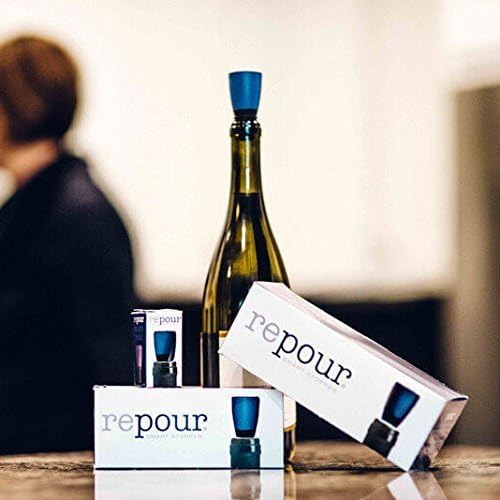 Repour Wine Saver, Weinkonservierer und -Stopper entfernt schädlichen Sauerstoff von Ihrem Wein, ein
