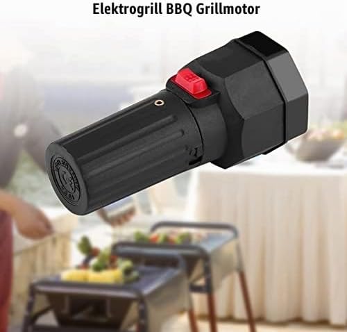 FTVOGUE Elektrischer Grill BBQ Grill Braten Motor 1.5V batteriebetriebene Schwarze Farbe
