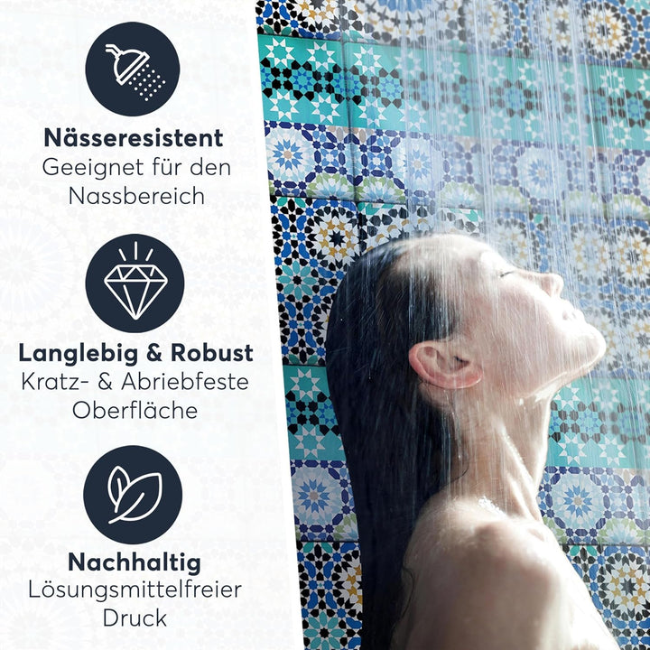 CREATISTO Mosaik-Fliesen Fliesensticker Fliesenfolie - Aufkleber Sticker für Wandfliesen I Stickerfl