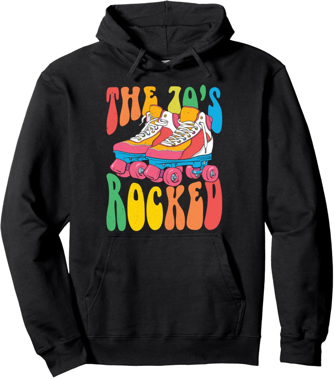 70er, Siebziger, 1970, Die 70er Jahre gerockt Pullover Hoodie