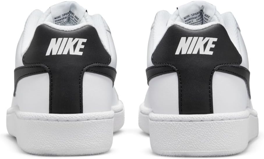 Nike Herren Court Royale Sneaker 41 EU White Black, 41 EU White Black