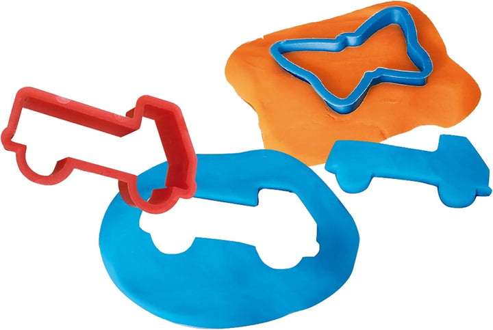 SES creative SES Super Dough, 8 Farben Knetmasse, Mehrfarbig