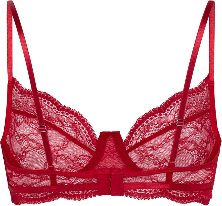 HUNKEMÖLLER Unwattierter Bügel-BH Isabelle - - 75D Tango Red, 75D Tango Red