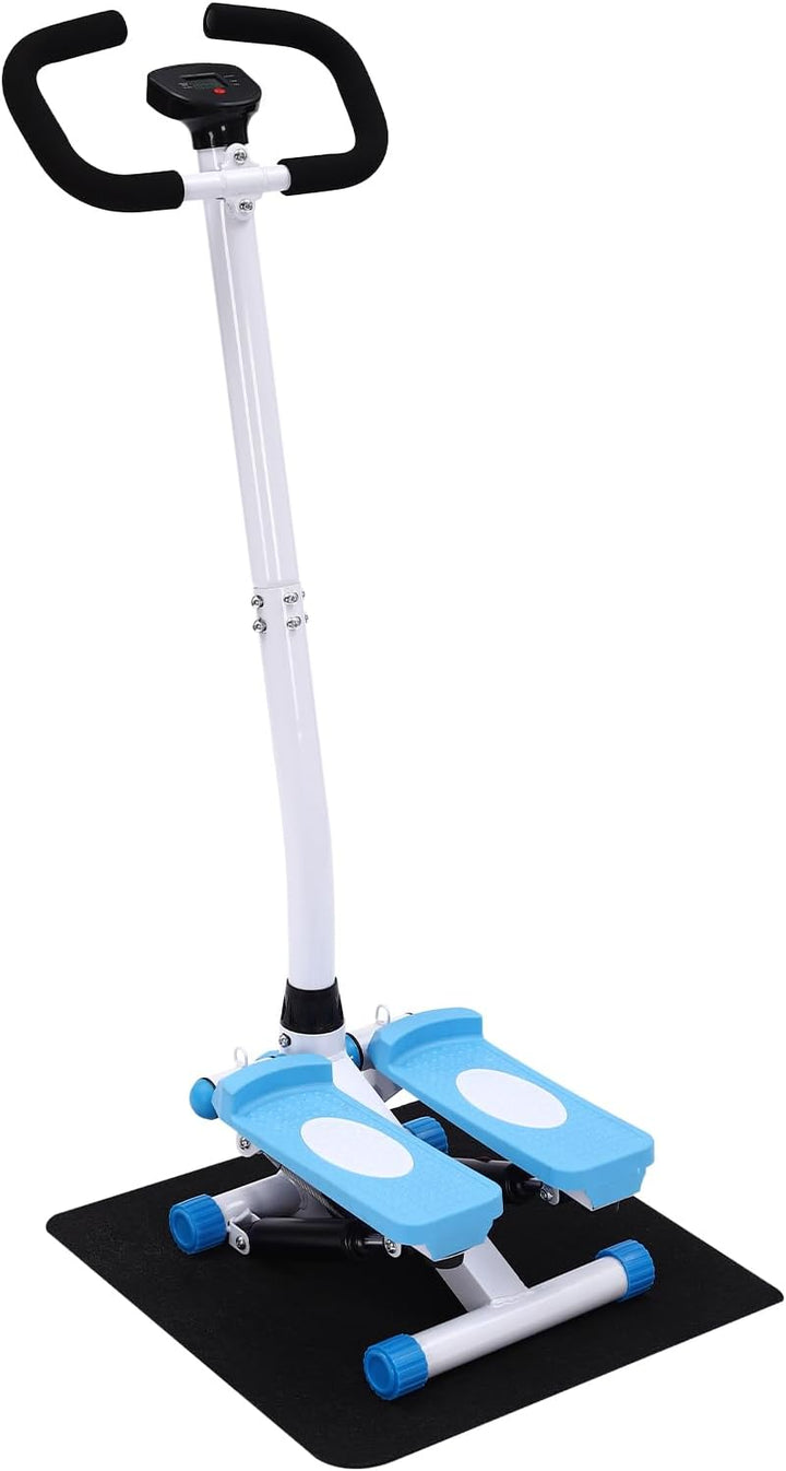 Fitness Stepper, Stepping Machine mit Handgriff Fitness Heimtrainer Up-Down-Stepper Mit Lenker Stepp