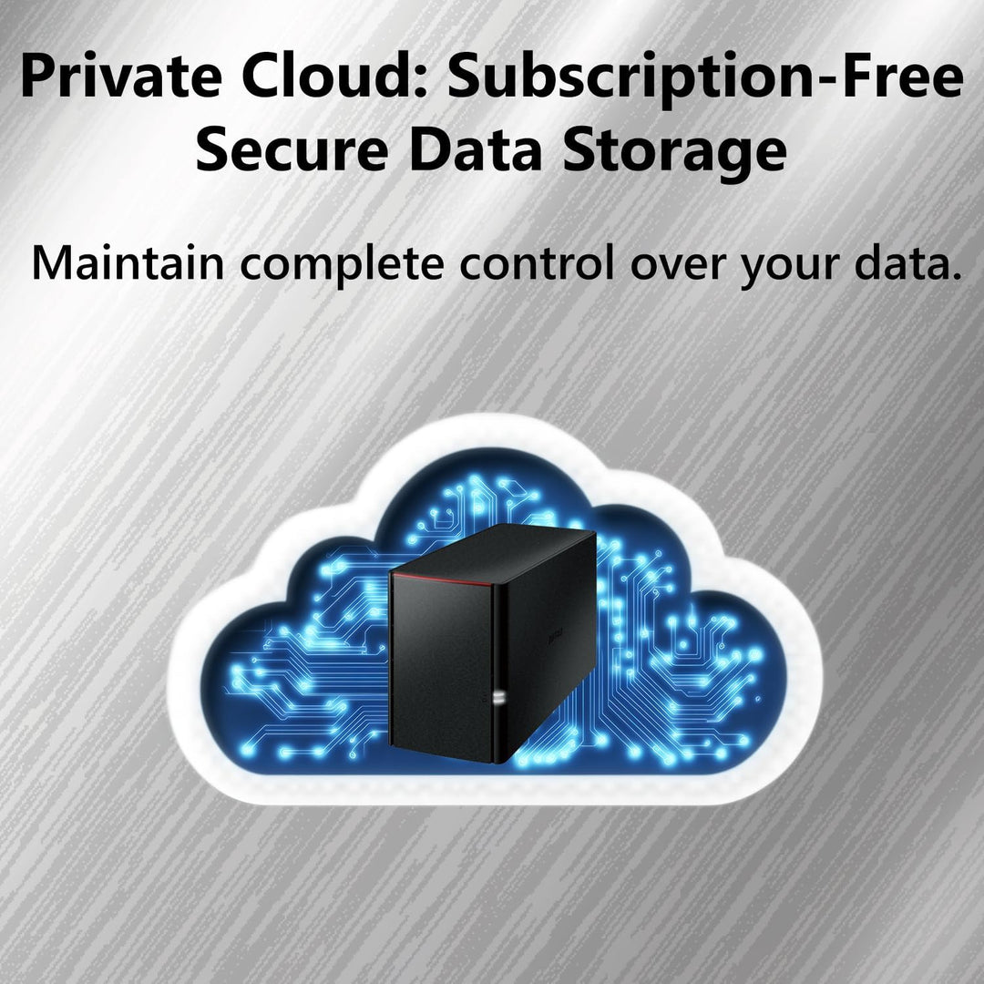 Buffalo LinkStation 410 2 TB High Performance NAS Persönlichen Cloud Storage und Media Server schwar