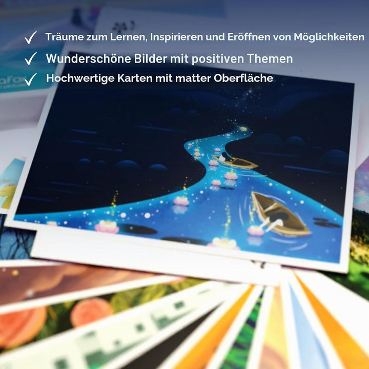 metaFox Dreamland - Inspirational Postcards Pack for Coaching &amp; Self-Reflection Englisch, Englisch