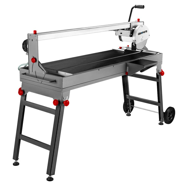 GRAPHITE Fliesenschneidemaschine 1200W, Geschwindigkeit 2950/min-1, Gehrungsbereich 0° ÷ 45°, max. S