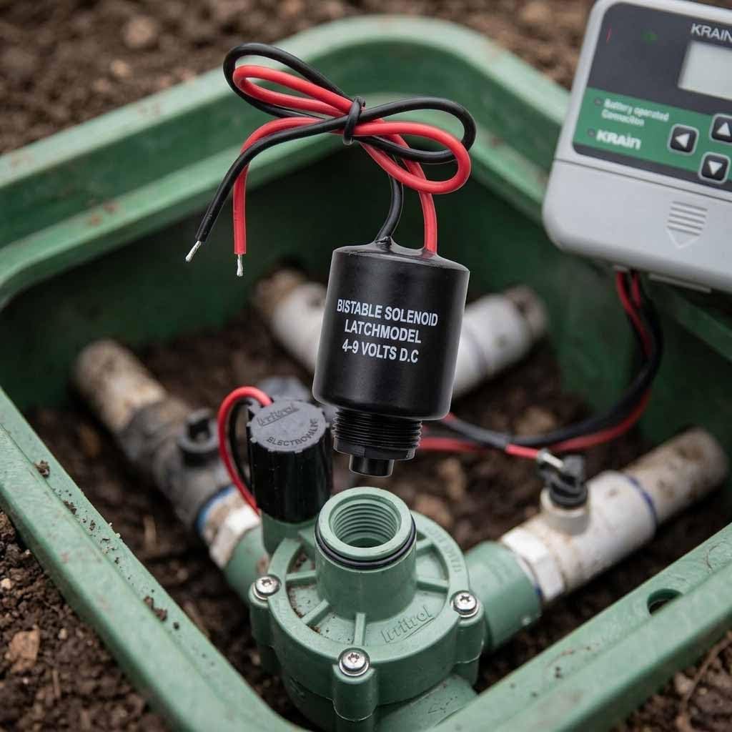 Suinga Soeniide Ersatzteil für IRRITROL 9 V. Original-Spule ermöglicht den Betrieb des Elektroventil