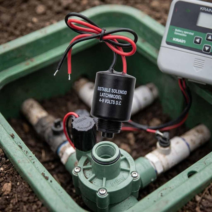 Suinga Soeniide Ersatzteil für IRRITROL 9 V. Original-Spule ermöglicht den Betrieb des Elektroventil