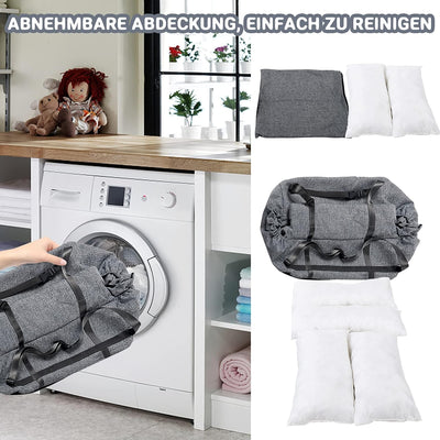 NIBESSER 2-in-1 Autositz und Bett für Hunde, wasserfest und rutschfest, Sitzerhöhung für Katzen, Abn
