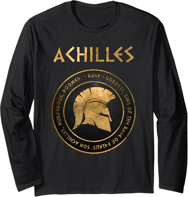 Achilles Altgriechische Geschichte Homer die Ilias Langarmshirt
