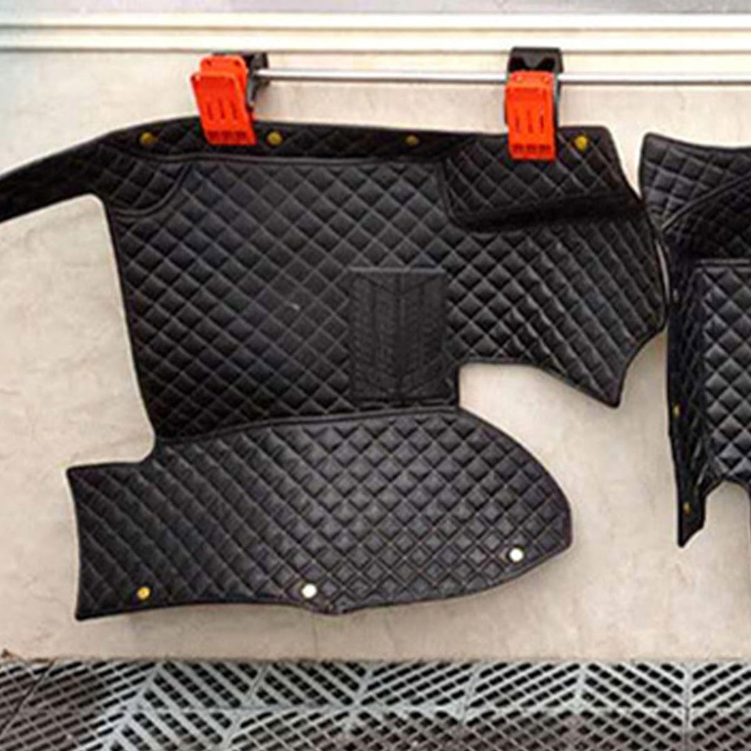 Bodenmattenklemmen für Autowaschanlagen, 4er-Pack, drehbar, gross, rutschfest, Federklemmen aus Edel