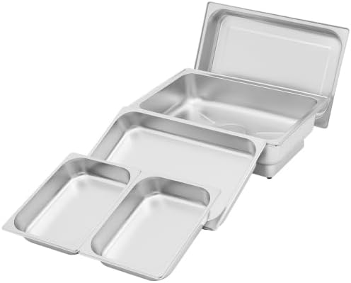 600w Chafing Dish Elektrisch, Pc-Klappdeckel, Visueller Warmhalteofen Mit Temperaturkontrolle, 9L Sp