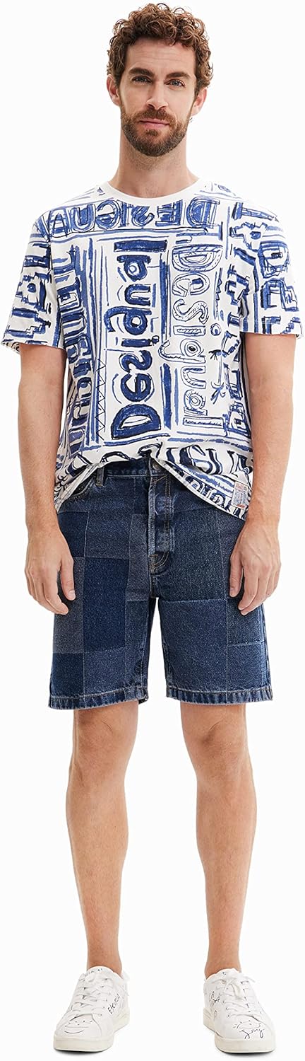 Desigual Herren Jeans 30 Blau, 30 Blau
