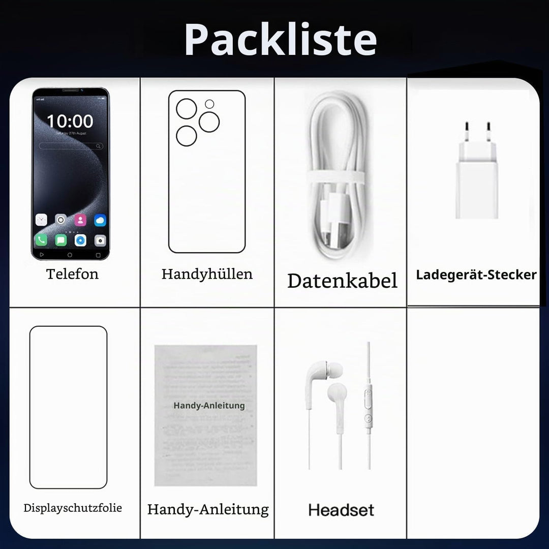 Cheap Mobile Phone, Android OS with 5.0 Inch IPS Display, Dual SIM, Dual Cameras, 16GB ROM (Expandab