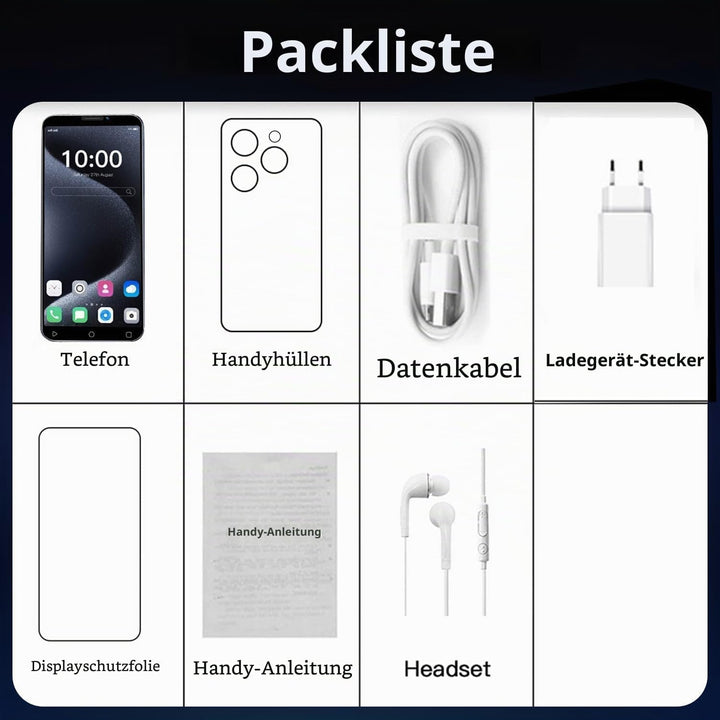 Cheap Mobile Phone, Android OS with 5.0 Inch IPS Display, Dual SIM, Dual Cameras, 16GB ROM (Expandab