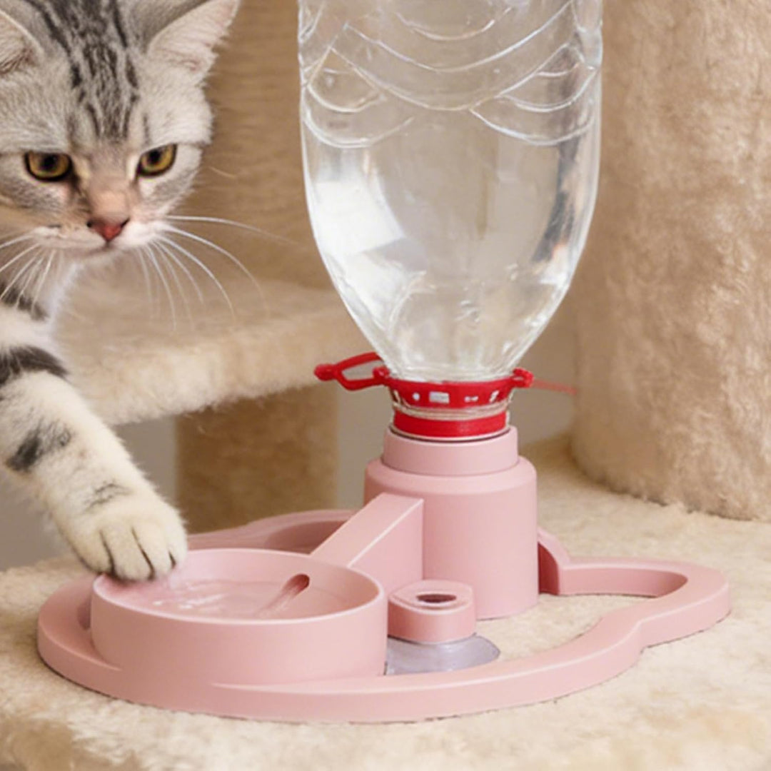 Katzen-Getränkespender mit Saugnapf, automatischer Ständer für Kätzchen, für Hunde, kleine, mittelgr