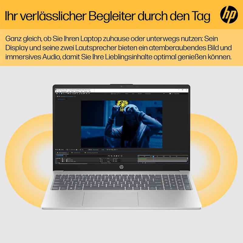 HP Laptop | 15,6 Zoll (39,6 cm) FHD IPS Display | AMD Ryzen 7 7730U | 16 GB RAM | 512 GB SSD | AMD R