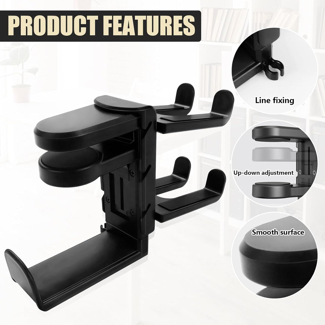 Headset Und Controller Halterung, Controller Halter With Griffhalter Kabelhalte 360° Drehbarer Gamin