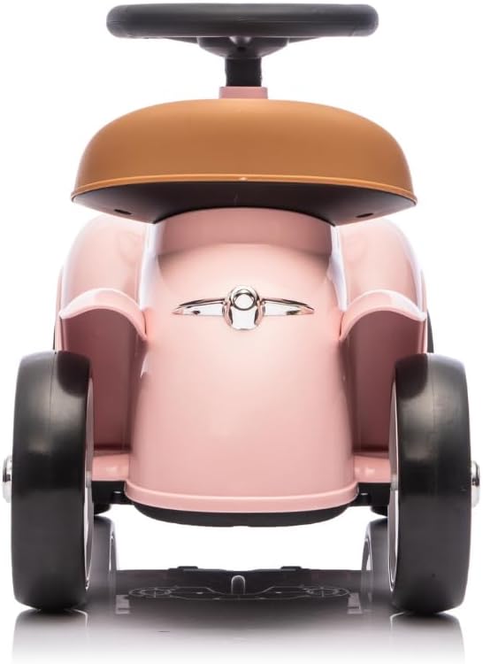 Classic 1930 Rutschauto, 1-3 Jahre, mit Hupe &amp; Eva-Rädern, Rosa, Rosa