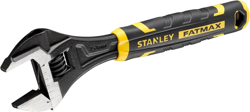 Stanley FatMax verstellbarer Rollgabelschlüssel FMHT13127-0 (10", Bi-Material, mit Schnellöffnungsfu