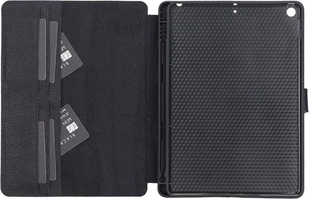 Solo Pelle magnetische abnehmbare Hülle geeignet für Apple iPad 10,2 Zoll 2019 + 2020 I 7 + 8.Genera