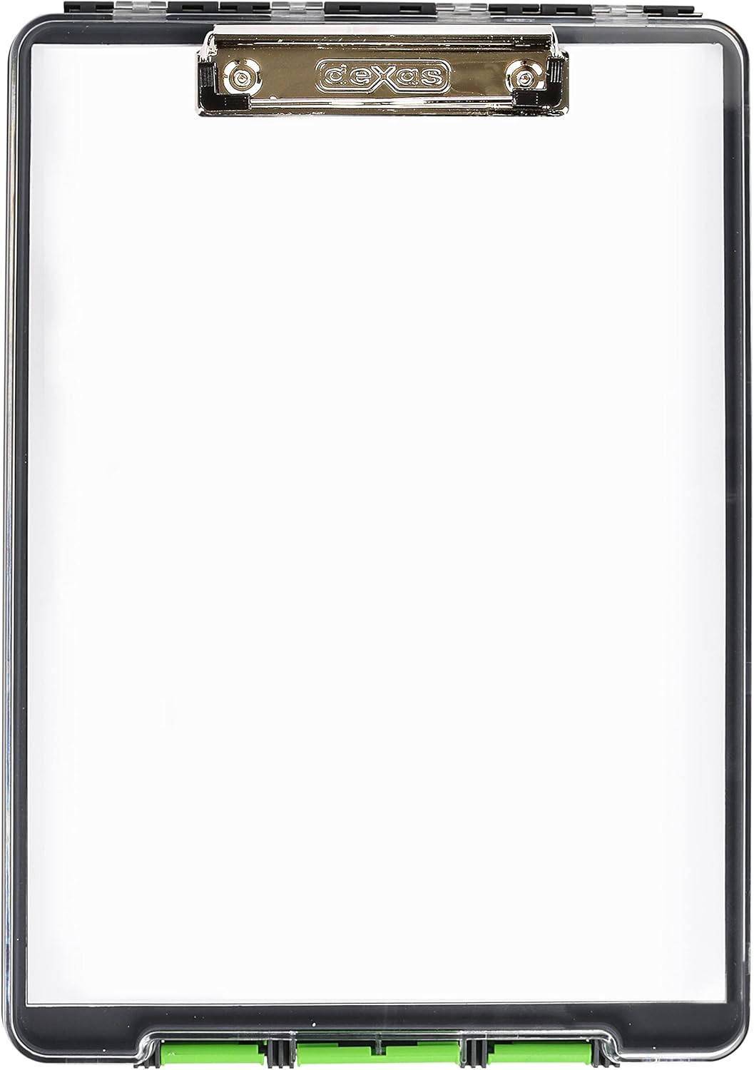 Dexas Clearview Clipcase Dry Erase Klemmbrett, 34 x 24 cm, Grün Grün Klemmbrett, Grün Klemmbret